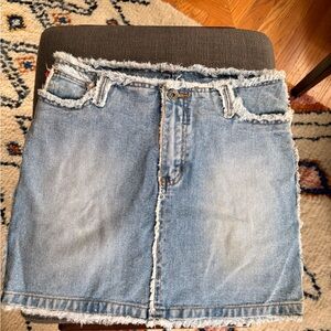 Vintage Y2K Zana Di denim mini skirt